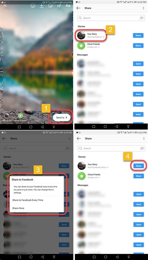 How To Share Instagram Story To Facebook Sociallypro