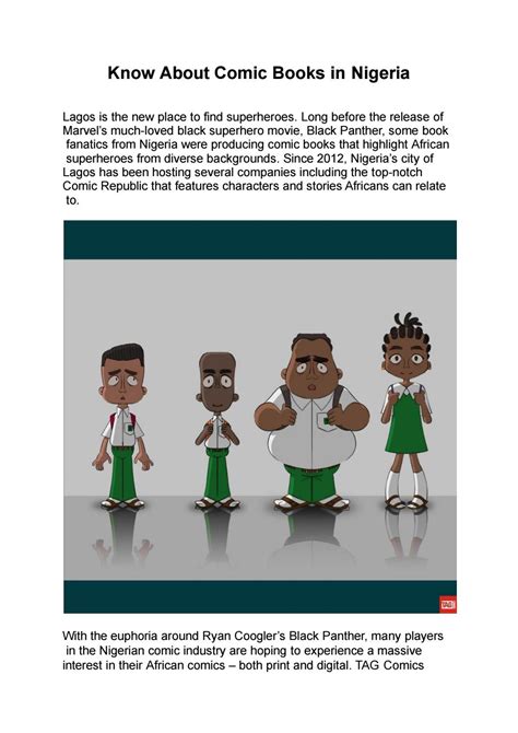 Interesting Comic Books In Nigeria By Seoworkawt123 Issuu