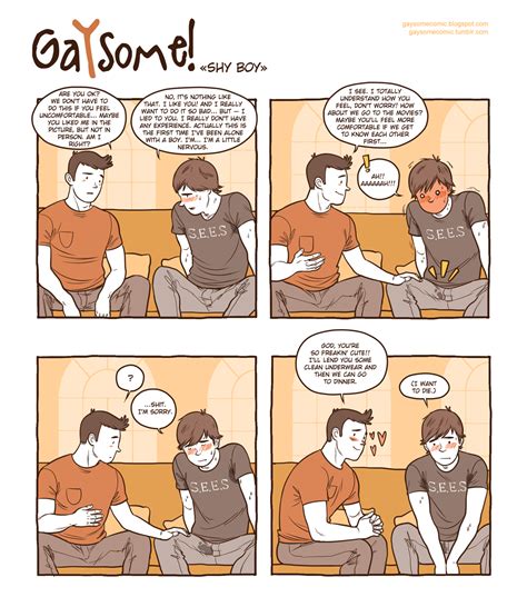 This New Gaysome Comic Is Pretty Cute Mortifying If It Ever Happened To Me Rgaymers