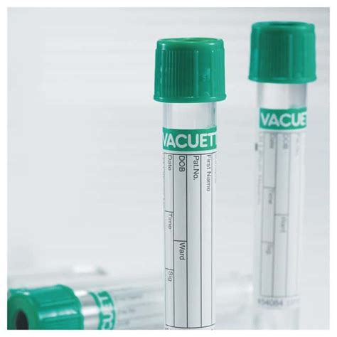 Greiner Bio One Vacuette Heparin Blood Collection Tubes Safety Twist