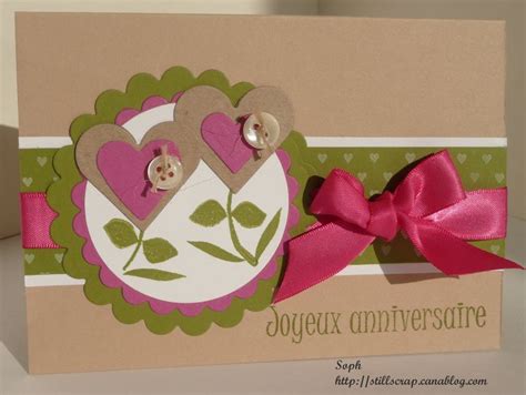 Carte Scrapbooking Anniversaire Fille