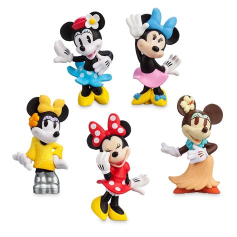 Minnie Mouse Collectible Mini Figures Set Mickey Mouse And Friends