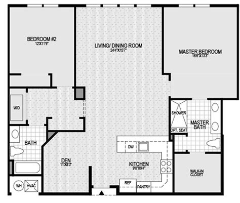 Stunning Two Bedroom Two Bath Ideas Home Plans And Blueprints