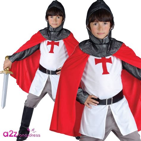 Kids Crusader Knight Costume