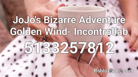 Jojos Bizarre Adventure Golden Wind Incontrollab Roblox