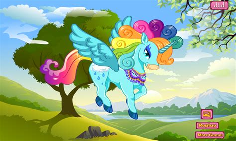 Quiero un juego de unicornio. Mi unicornio arcoiris - creadora de pony, juegos para ...