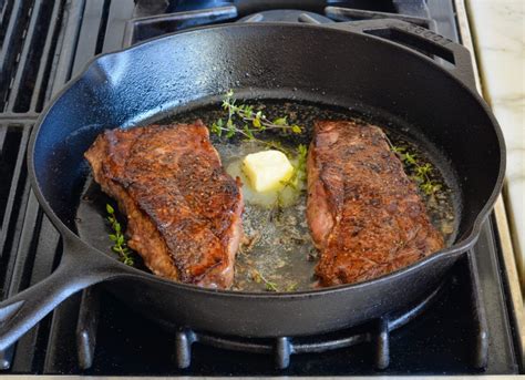 I think the best way to cook a ribeye steak is in a cast iron pan on the grill. Pan-Seared Steaks | Recipe | How to cook steak, Stove top ...