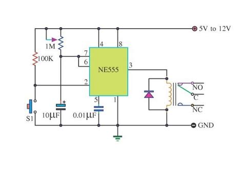 Internal Circuit Diagram Of 555 Timer Ic