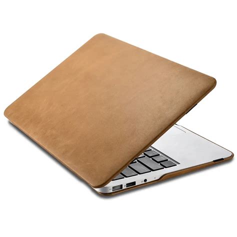 High Quality Genuine Leather Laptop Case Back Cover For Macbook Air 11