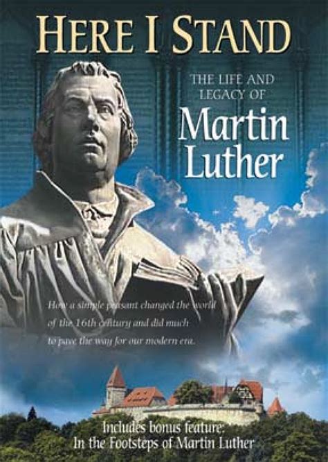 Martin luther was the moral force of the reformation, the priest who defied rome, nailed his 95 theses to the castle door and essentially martin luther's world is likewise sanitized, converted into a picturesque movie setting where everyone is a type. Here I Stand: Martin Luther - .MP4 Digital Download ...