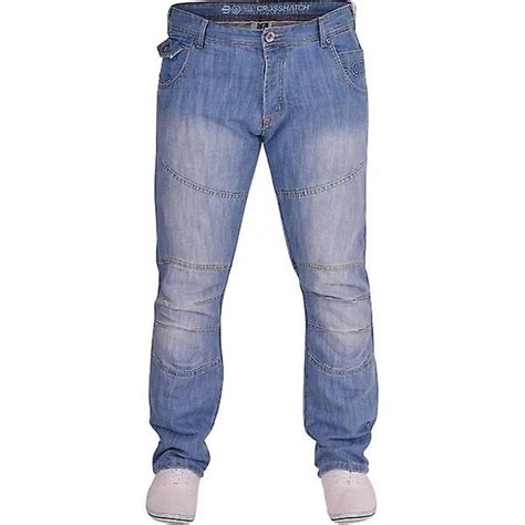 Crosshatch Mens Crosshatch Classic Straight Leg Regular Fit Denim Jeans All Waist Sizes Fruugo