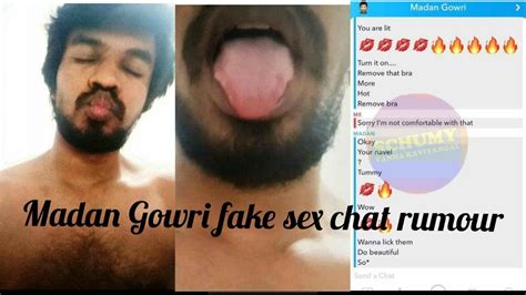 Madan Gowri Sex Chat Issue Fake Peoples Troll Famous Personalities Tamil Dhina Venkat