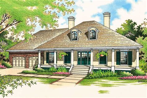 A Classic Southern Home Plan 5537br Architectural