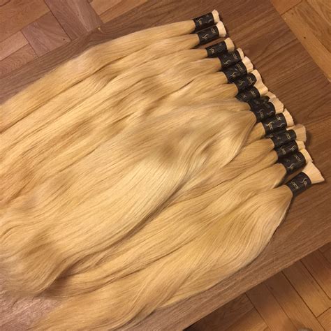 Platin Sarısı Ham Saç 3 Sach And Vogue Hair Extensions 100 Remy