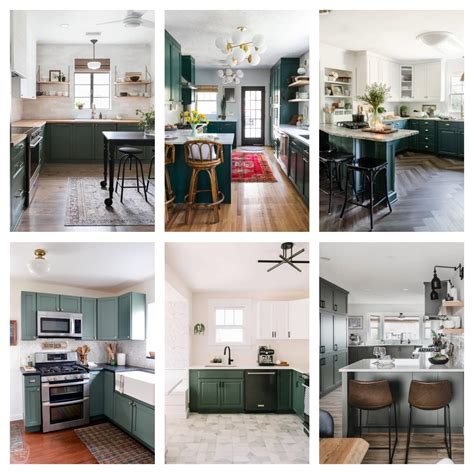 21 Stunning Dark Green Kitchen Cabinets With A Wow Factor