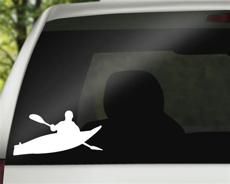 Kayaking Decal Adventure Decal Sticker For Car Laptop Or Etsy