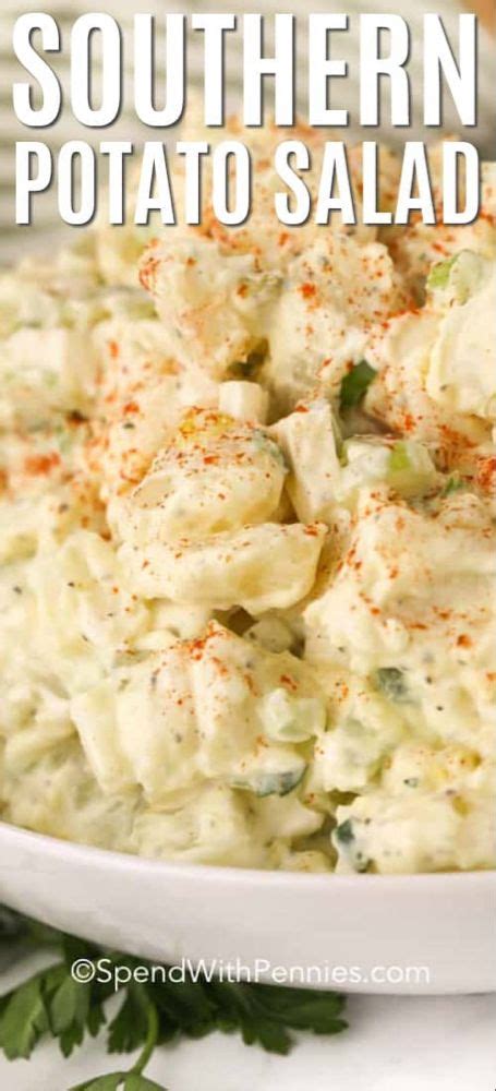 Classic and traditional recipe with potatoes, eggs, mayo, relish, onions and spices. This southern style potato salad is made with potatoes ...