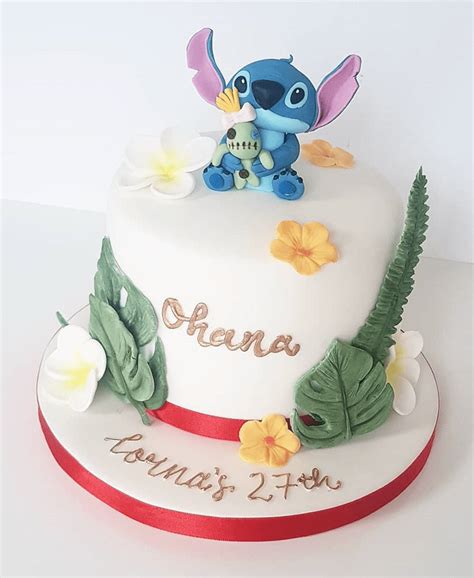 Lilo And Stitch Birthday Cake Ideas Images Pictures In 2022 Stitch