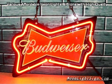 Budweiser 3d Beer Bar Neon Light Sign Beer Bar Neon Sign