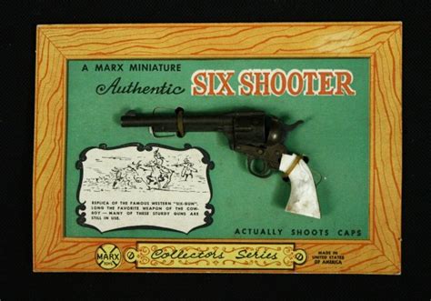 Sold Price Marx Miniature Authentic Six Shooter Toy Cap Gun March 5