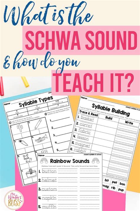 What Is The Schwa Sound And How Do You Teach It Mrs Winters Bliss