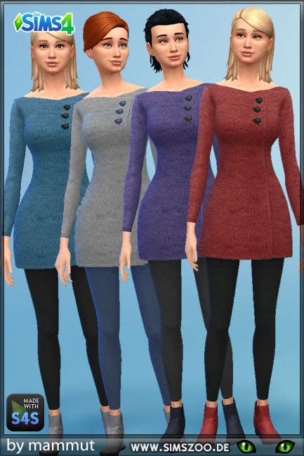 Knit Outfit By Mammut At Blackys Sims Zoo Sims 4 Updates
