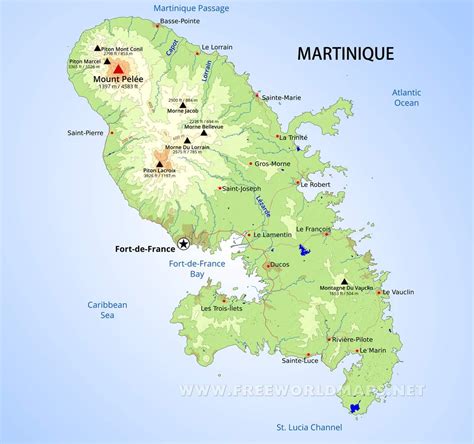 Martinique Maps A7a