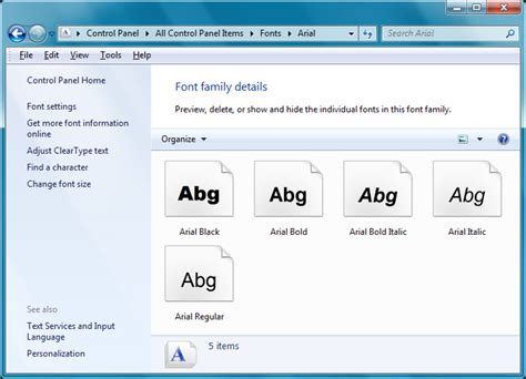 Take Full Advantage Of The New Font Features In Windows 7 Techrepublic