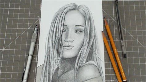 Beginners How To Draw A Person Pencil Portrait Step By Step Alpha