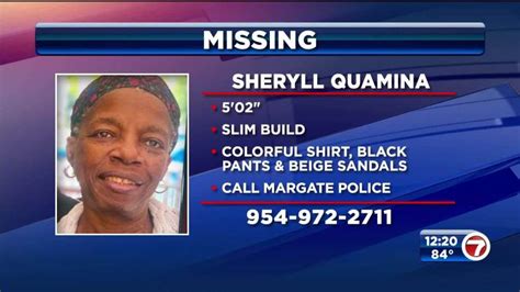 margate police searching for elderly woman missing from home wsvn 7news miami news weather