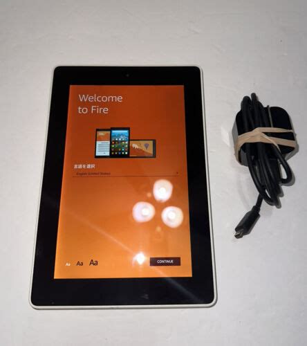 Amazon Kindle Fire Hd 7 4th Generation Sq46cw 7 8gb Wi Fi Tablet White