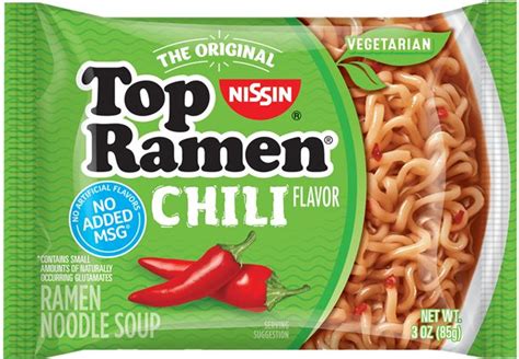 Top Ramen Chili Flavored Noodles In A Bag