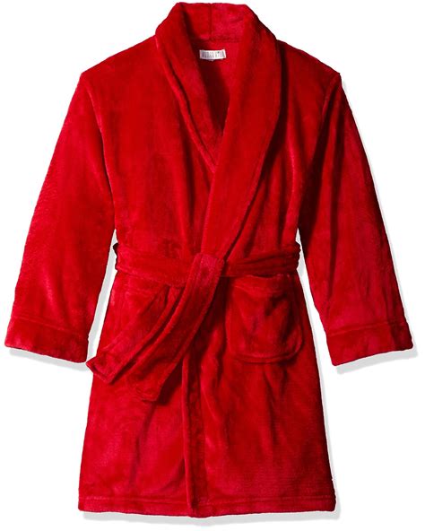 Komar Kids Boys Velvet Fleece Solid Red Robe Walmart Canada