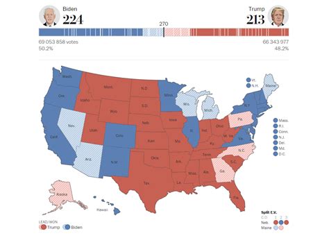 election maps visualizing 2020 u s presidential electoral vote results