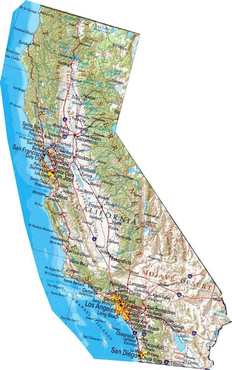 Map Of California California Map Maps Of All Countries