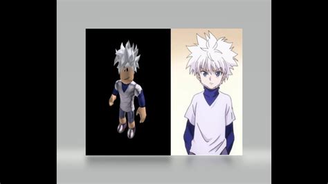 How To Make Killua Zoldyck In Roblox Youtube