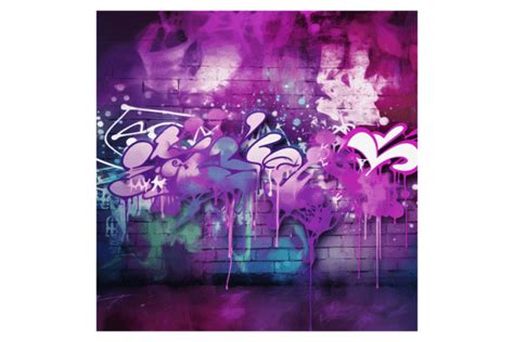 1 Graffiti Purple Sublimation Designs And Graphics