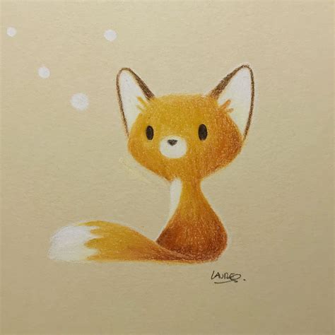 Lauresillus Ig With Images Cute Fox Drawing Animal Drawings Cute