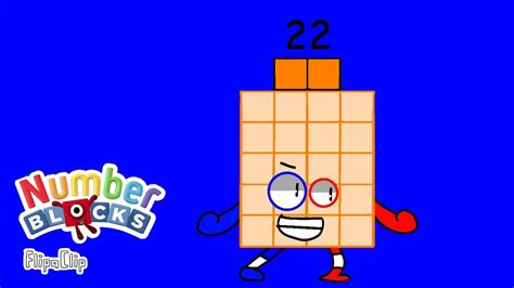 Numberblock 22 Sing Im Blue Da Ba Dee Da Die Youtube