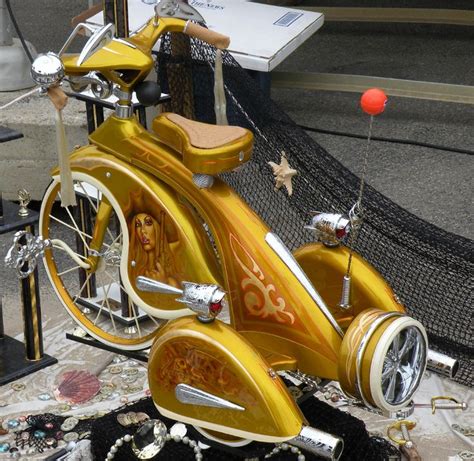 Gold Lowrider Tricycle Bicycles Lowrider Bike Lowrider Bicycle