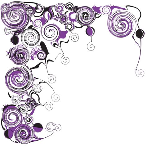 Purple Swirls And Twirls On Behance