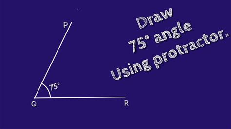 How To Draw 75 Degree Angle Using Nstruct 75 Degree Using