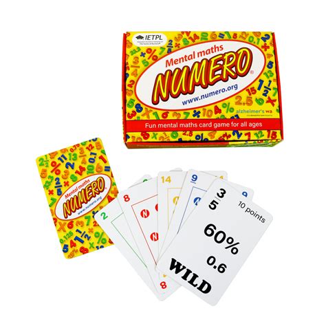 Numero Card Game Brain Spice