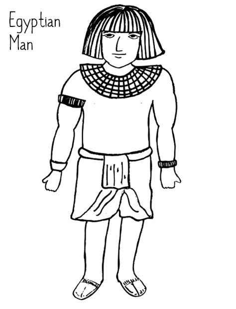 How To Draw An Ancient Egyptian Person
