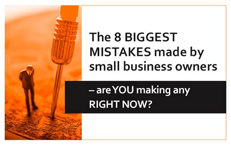 The 8 Biggest Mistakes Made By Small Business Owners Ceefo Cfo