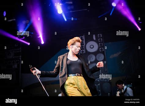 The English Synthpop Act La Roux Performs A Live Concert At The Danish Music Festival Smukfest
