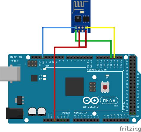 Arduino Mega 2560 With Esp8266 Esp 01 Wifi At Commands And Blynk Vrogue