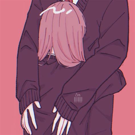 Anime Couple Cuddling Matching Pfp Img Figtree