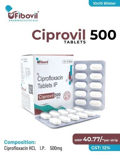 Mg Ciprofloxacin Tablets Fibovil Pharmaceuticals Private Limited Id