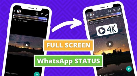 How To Make Full Screen Whatsapp Status Android Create Trending